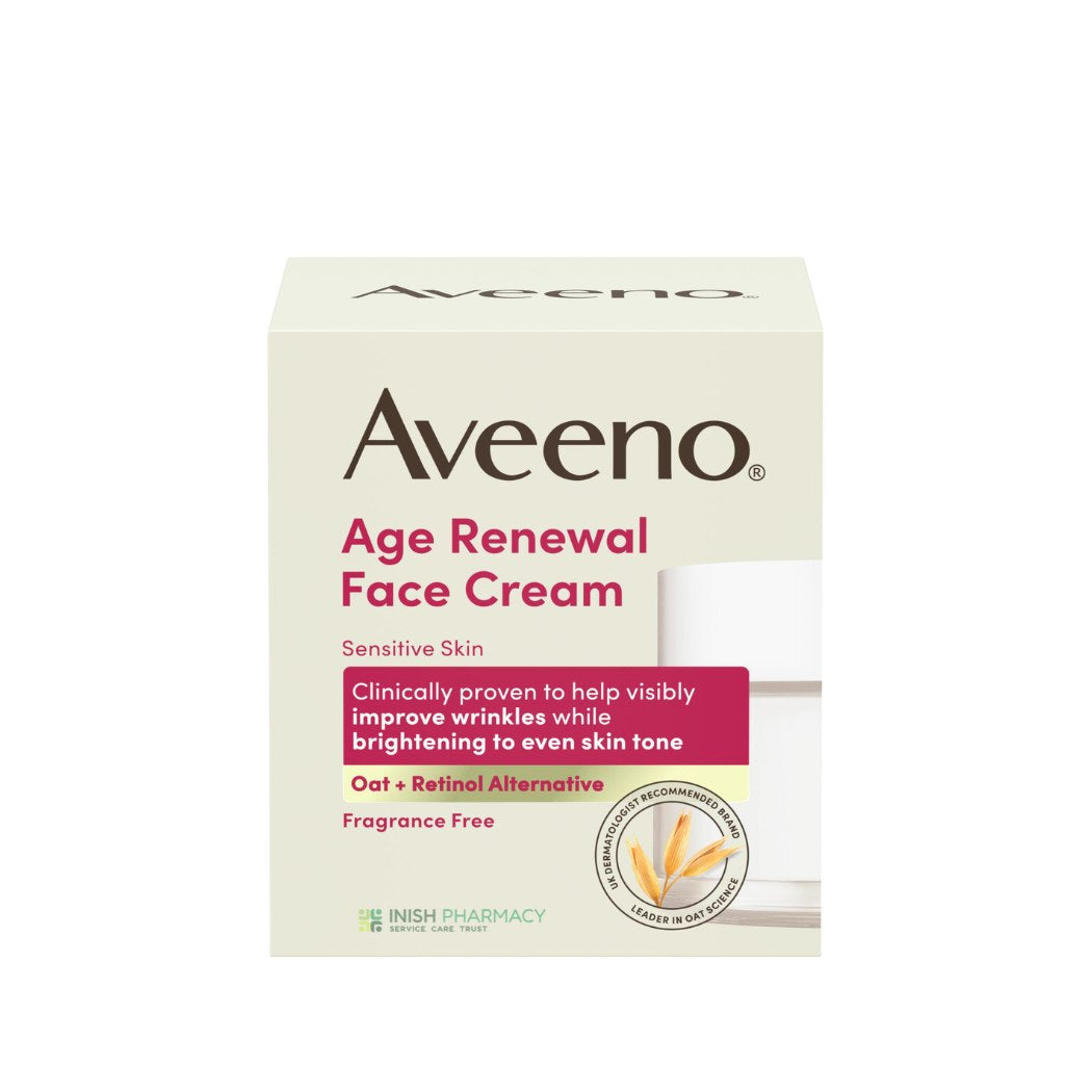 Aveeno Age Renewal Face Cream 50ml – moisturises and protects skin daily