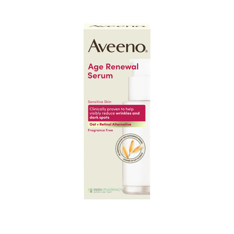 Aveeno Age Renewal Serum 30ml – concentrated actives for radiant skin
