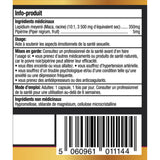 Herba Organic Peruvian Black Maca Capsules 180 Pack