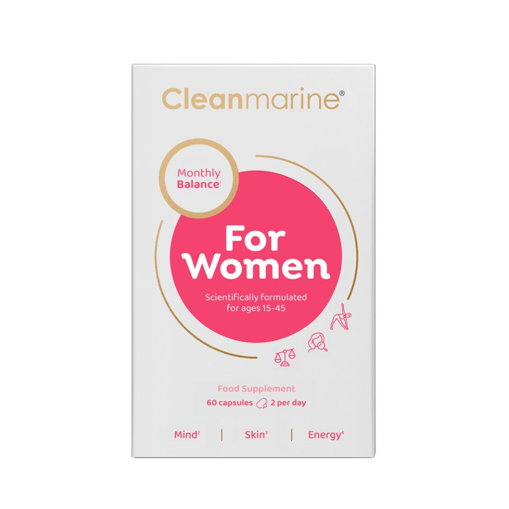 Cleanmarine For Women 60 Capsules – omega-3 fatty acids to support heart and brain health