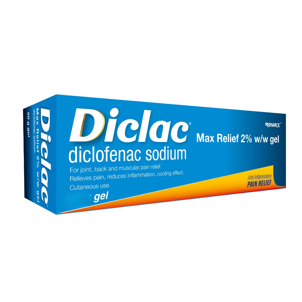 Diclac Max Relief Diclofenac 2% Pain Relief Gel 100g – provides effective pain relief