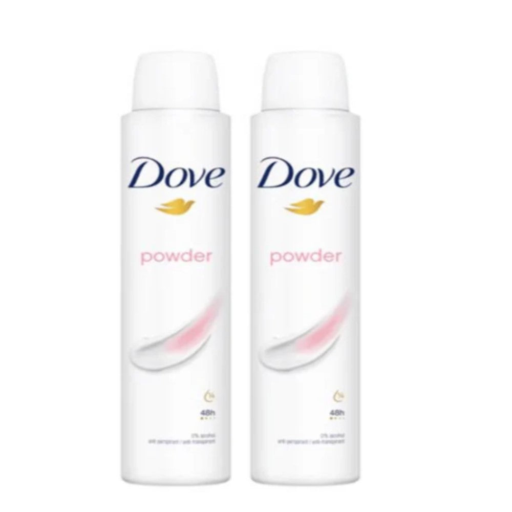 Dove Powder Anti-Perspirant Spray 150ml Twin Pack