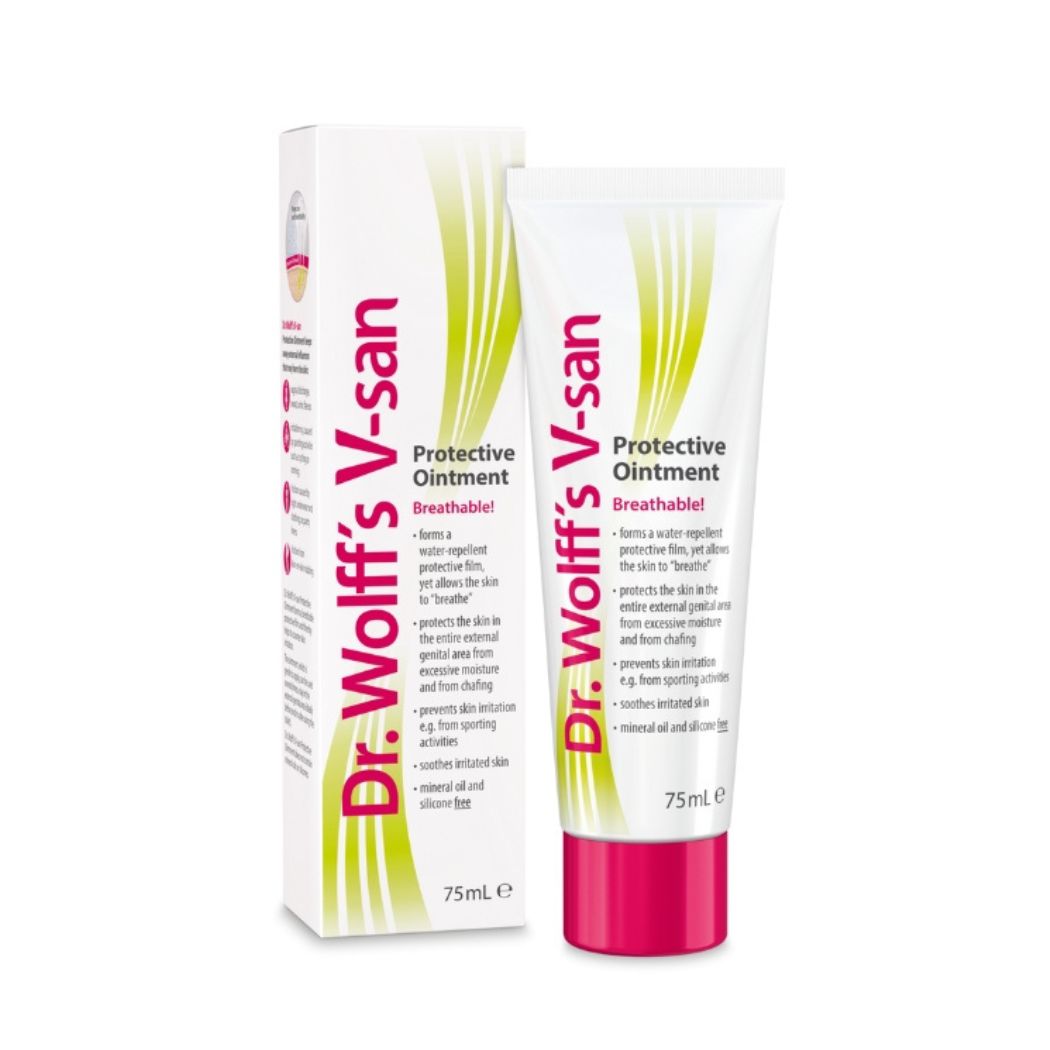 Dr Wolff's V-san Protective Ointment 75ml – for safe and comfortable sexual health