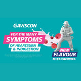 Gaviscon Extra Mixed Berries Chewable Tablets