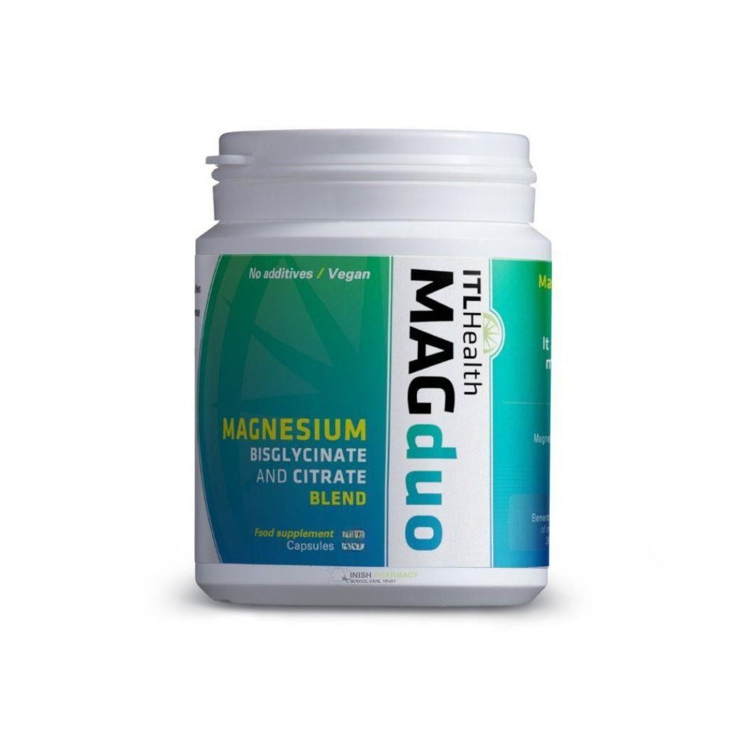 MAG365 MAGduo Magnesium & Bisglycinate & Citrate Blend 90 Capsules – magnesium to support muscle function and reduce