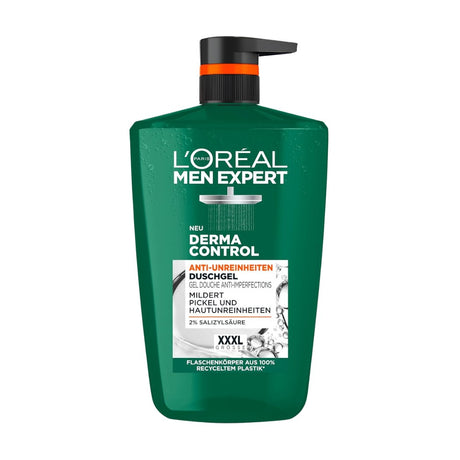 L'Oreal Men Expert Derma Control Shower Gel 1000ml – for healthy, well-nourished hair