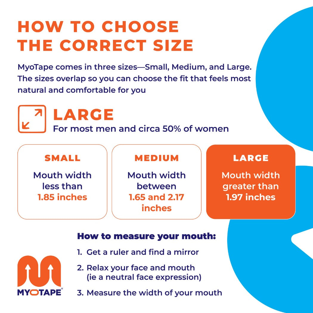 Myotape Nose Breathing for Adults