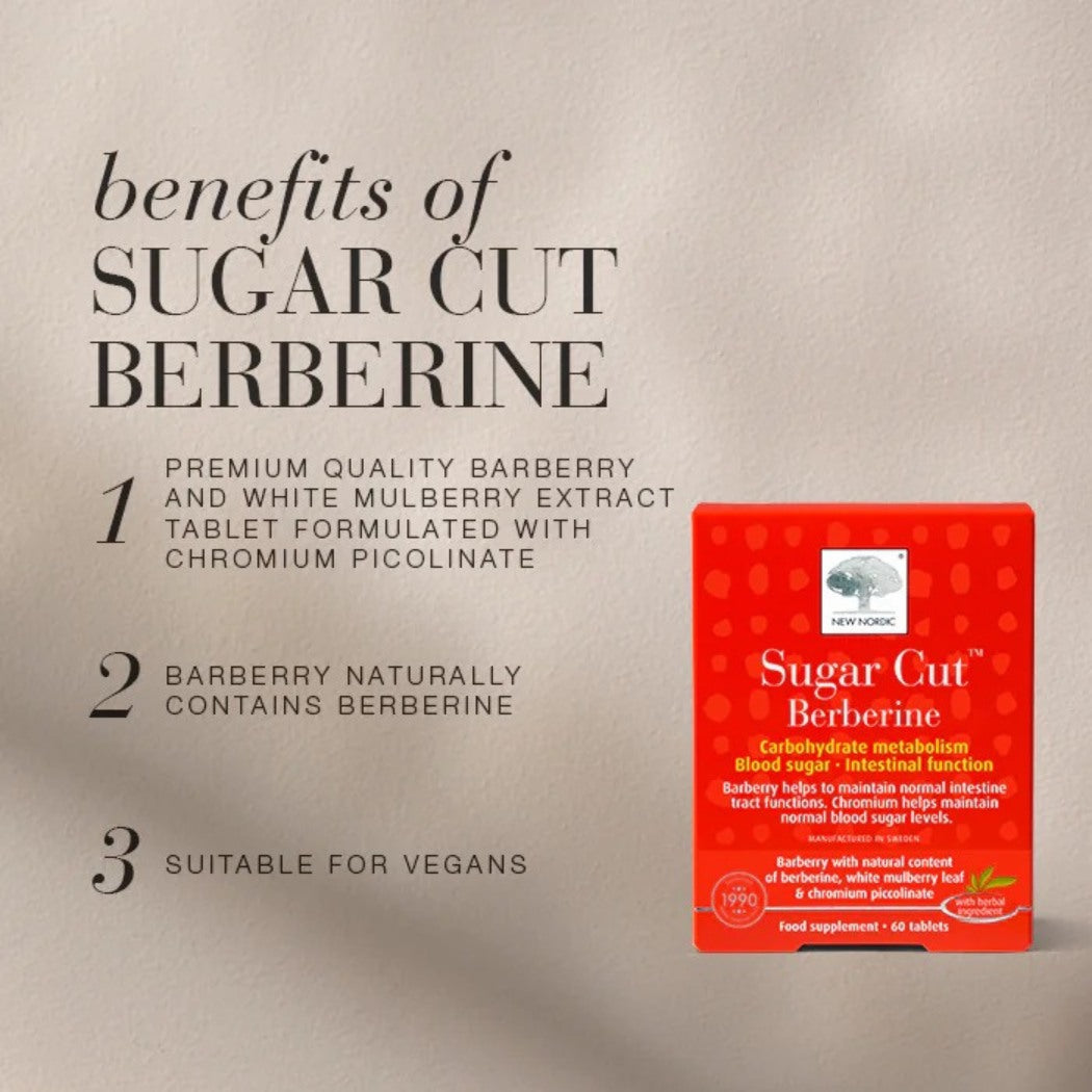 New Nordic Sugar Cut Berberine 60 Pack