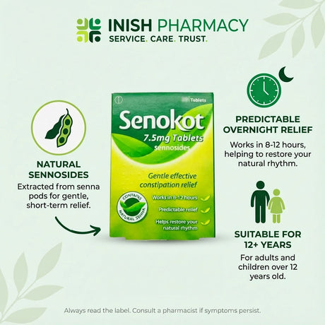 Senokot Sennosides 7.5mg Tablets
